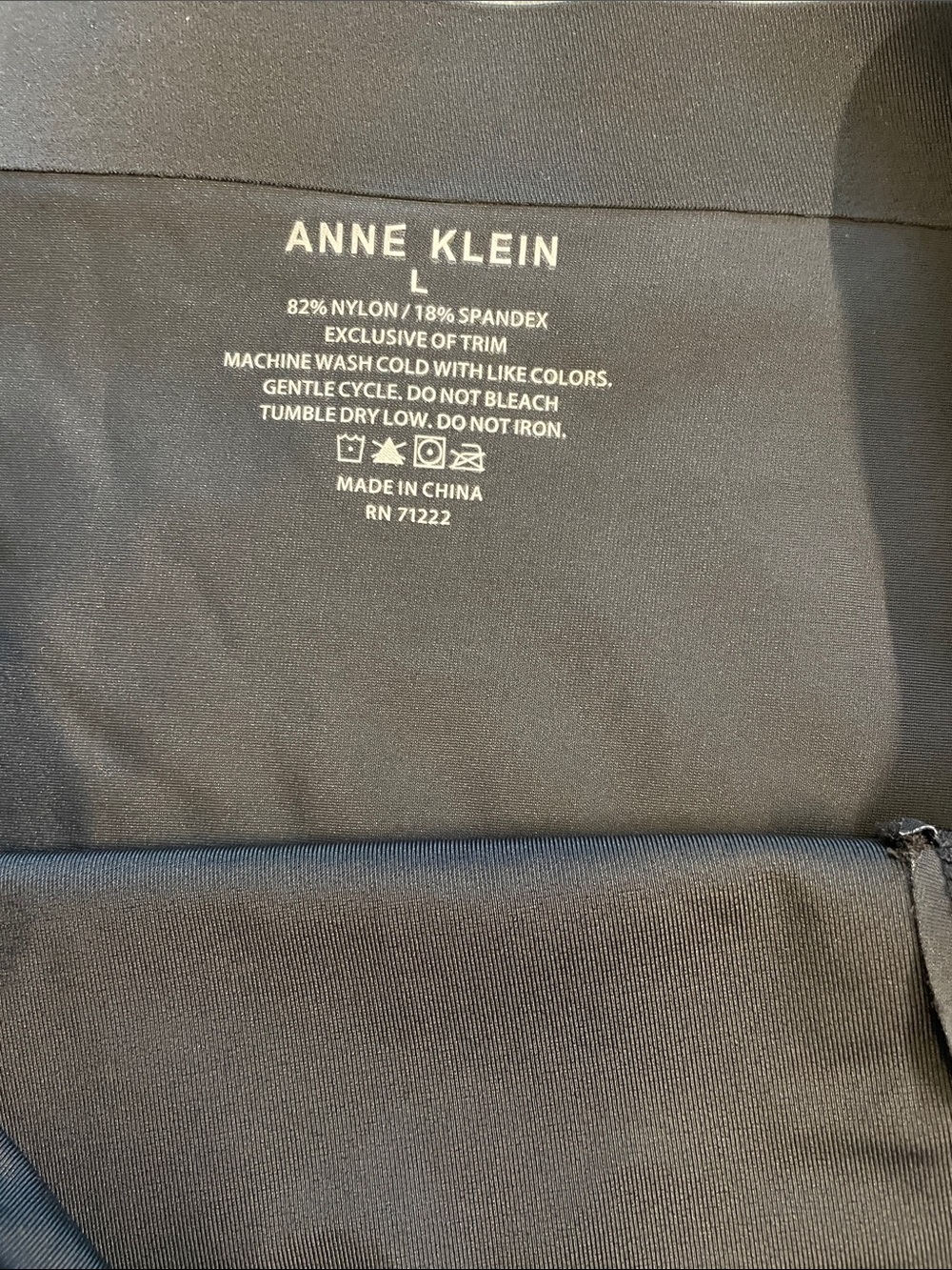 Anne Klein High-Waist Shaping Briefs - Black & Nude - Picture 3 of 8
